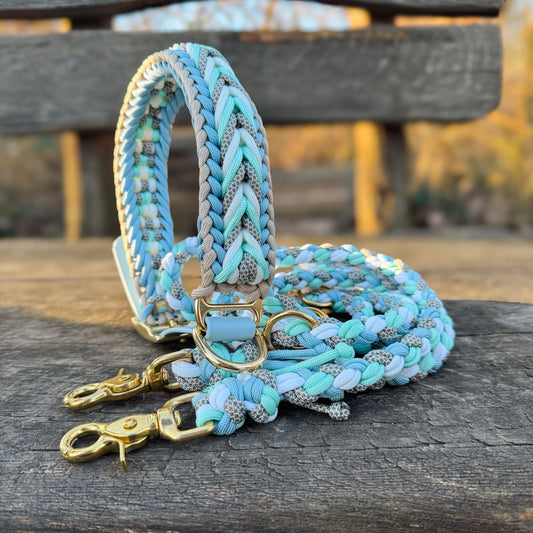 Paracord Set „Ocean Breeze“ – kühl, klar & stilvoll