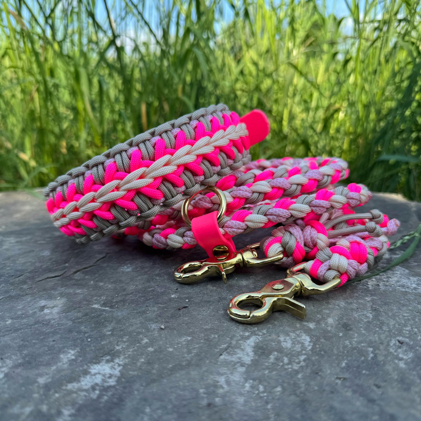 Paracord Set „Pink Lemonade – Handsfree Variante
