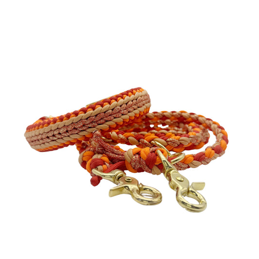 Paracord Set „Sunrise“ – leuchtendes Design für energiegeladene Abenteuer