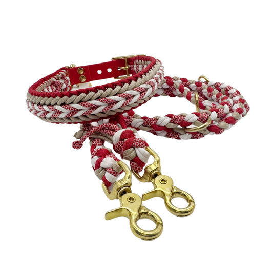 Paracord Set „Cranberry“ – lebendig, edel & handgemacht