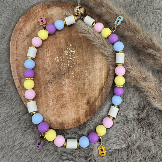 Hundekette „Rhythm“ – bunt, verspielt & voller Musikliebe