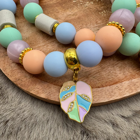 Hundekette „Pastell Autumn“ – zart, verspielt & herbstlich leicht