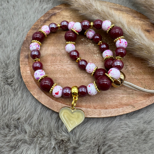 Hundekette „Berry Heart“ – ausdrucksstark, verspielt & voller Herz