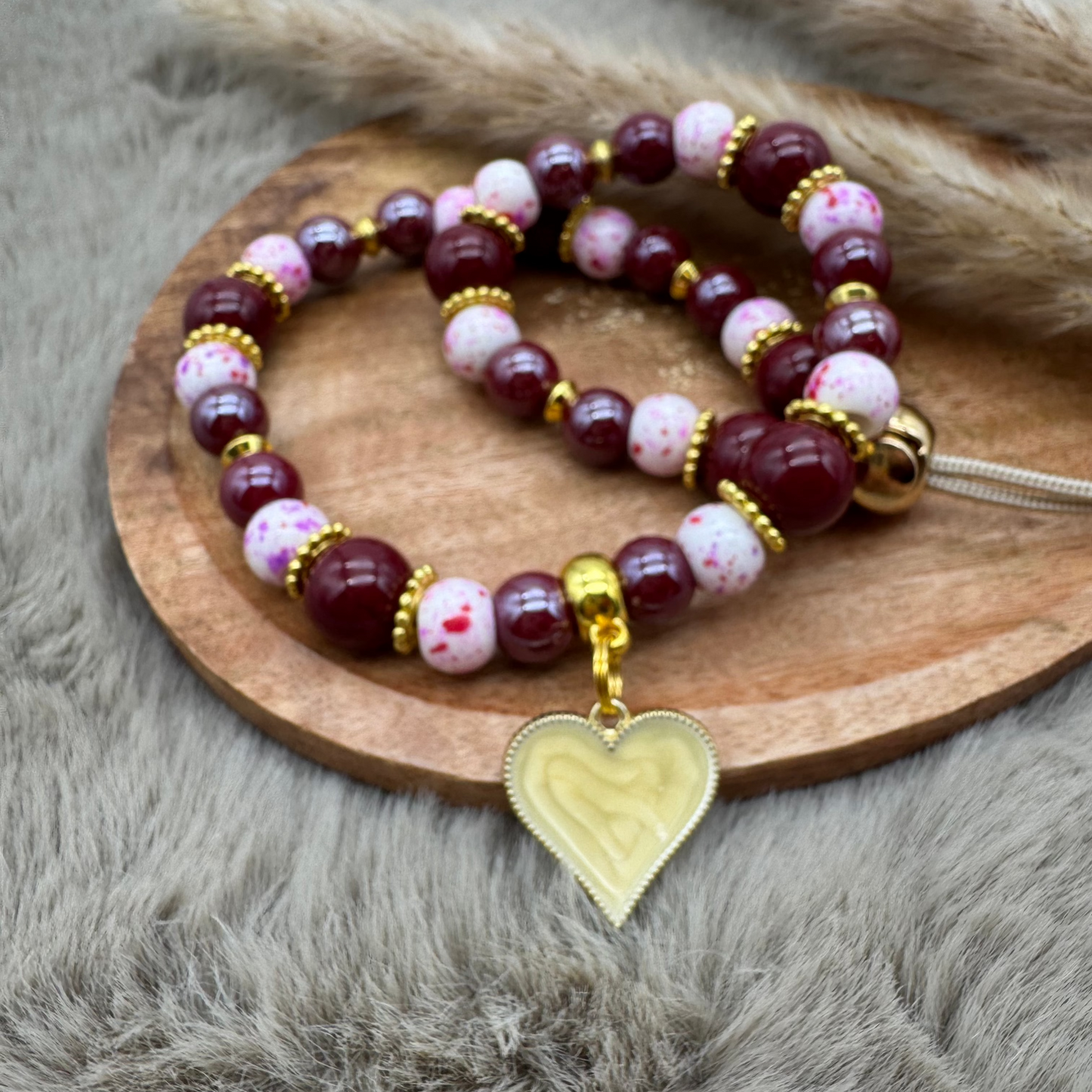 Hundekette „Berry Heart“ – ausdrucksstark, verspielt & voller Herz