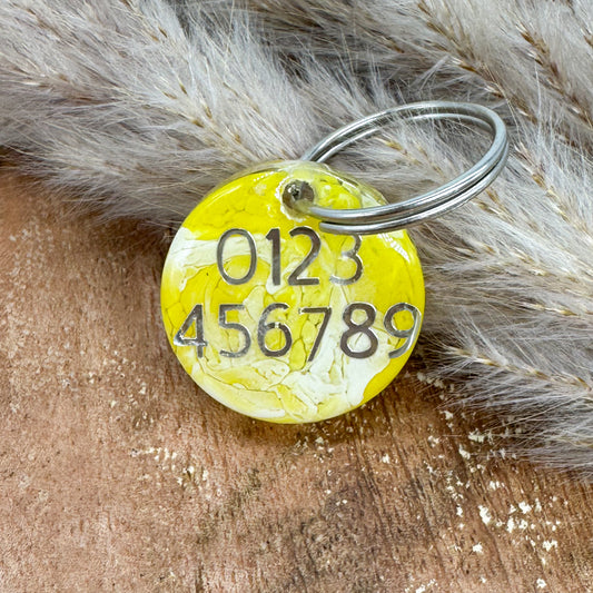 Hundemarke „Sonnengelb"