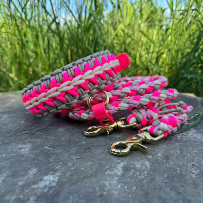 Paracord Set „Pink Lemonade – Handsfree Variante