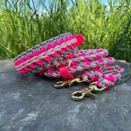 Paracord Set „Pink Lemonade – Handsfree Variante