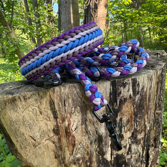 Paracord-Set „Lavender Sky“ – sanft, kontrastreich & spielerisch