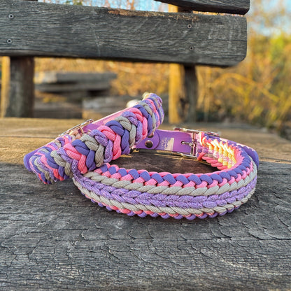 Paracord Set „Lilac Bloom“ – sanft, verspielt & detailverliebt