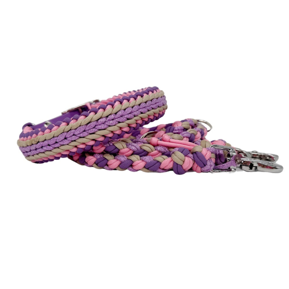 Paracord Set „Lilac Bloom“ – sanft, verspielt & detailverliebt