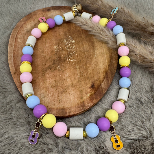 Hundekette „Rhythm“ –  bunt, verspielt & voller Musikliebe