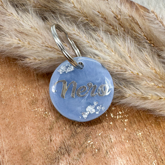 Hundemarke "Taubenblau"